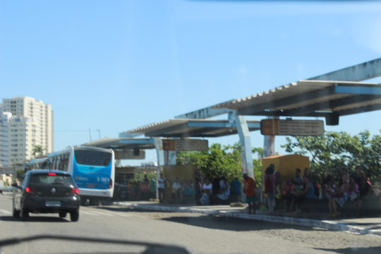 Transporte de passageiros em Campos (Foto: Silvana Rust)
