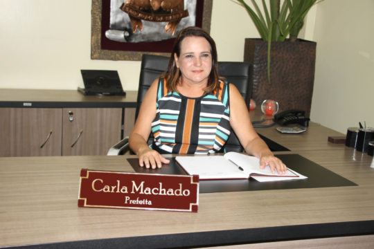 A prefeita de SJB, Carla Machado, destaca que tem buscado parcerias com a iniciativa privada (Foto: divulgação Secom)