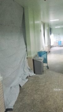 Obras emergenciais no hospital (Foto: divulgação)