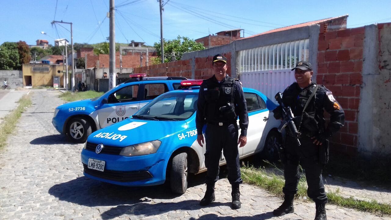 Policiamento reforçado no bairro rainha da Sucata (Foto: divulgação PM)