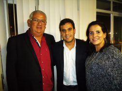 Ronaldo Arêas, Rafael Diniz e Ana Maria de Barcellos