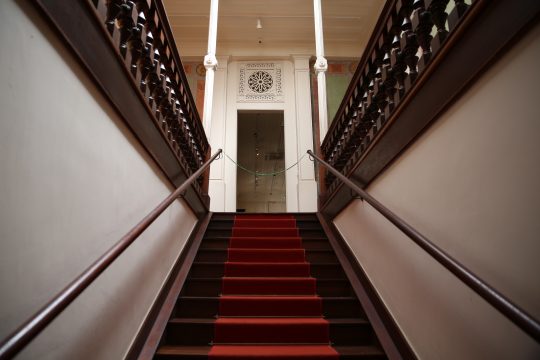 Escadaria do Museu Histórico de Campos (Foto: Silvana Rust)