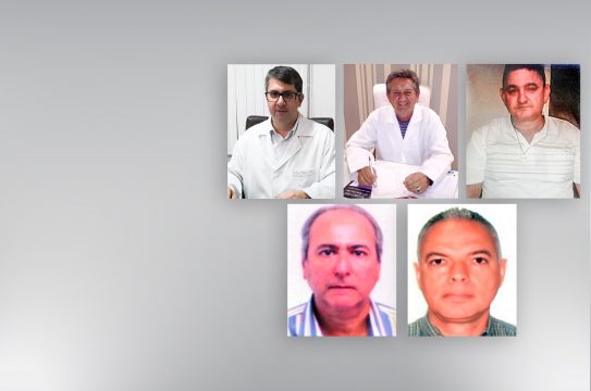 Jairo Perissé, Admardo Henriques, Rogério Vasconcelos, Evaldo Cretton e Renato rabelo (Foto: reprodução)