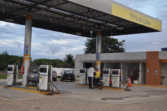O posto de combustíveis do distrito já foi alvo de suspeitos (Foto: Divulgação)